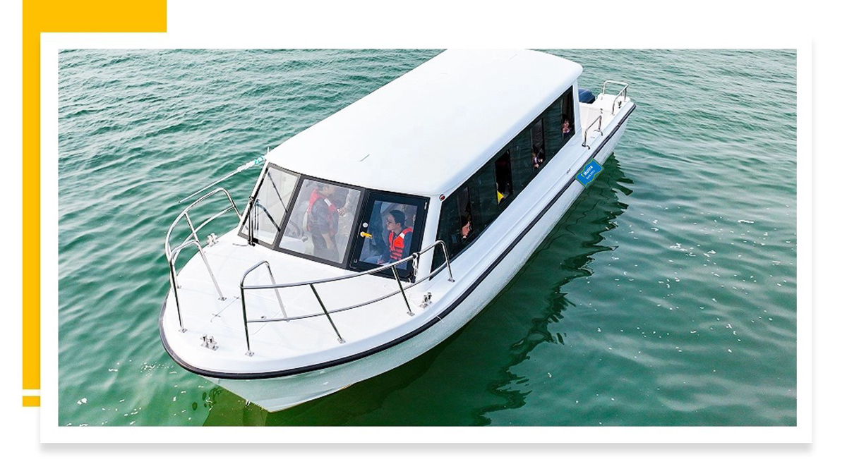 37ft cabin ferry boat