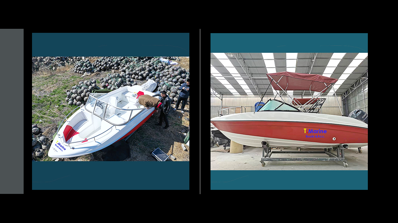 19ft fiberglass speed boat yachts