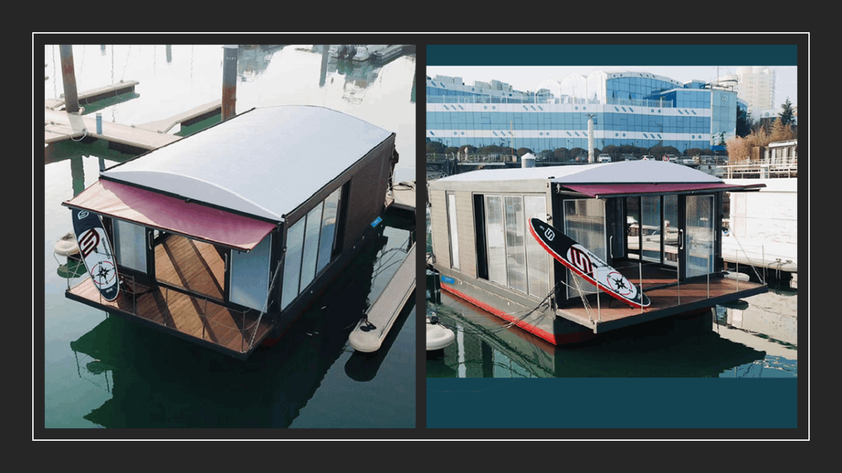 35 foot Fiberglass house boats