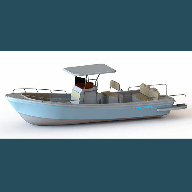 25ft fiberglass fishing boat with motor