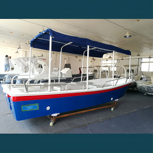 19Foot5.8Meters Fiberglass Passenger Boats Panga Boat For 8 People