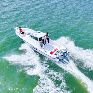 30Foot 9.18Meters Fiberglass Fishing Boats With Cabin For 10 People