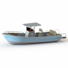 25Foot 7.6Meter Deep Sea Fishing Boat For 10 Passengers