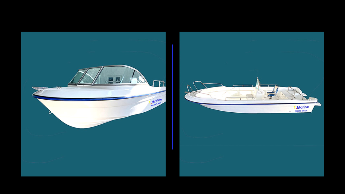 Dinghie de pêche de 20 pieds