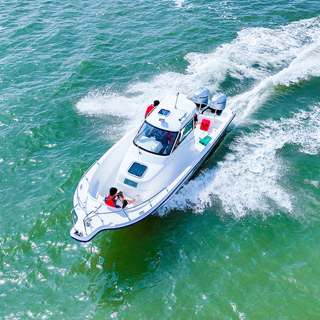 9.18 meter high-quality fiberglass boat