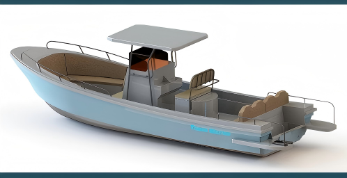 Analyzing The Economy And Practicality of The Times Marine New 25-foot Centre Console Fishing Fiberglass Boat