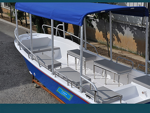 Explore The Affordability of The Times Marine 19 Foot Fiberglass Passenger Boat.