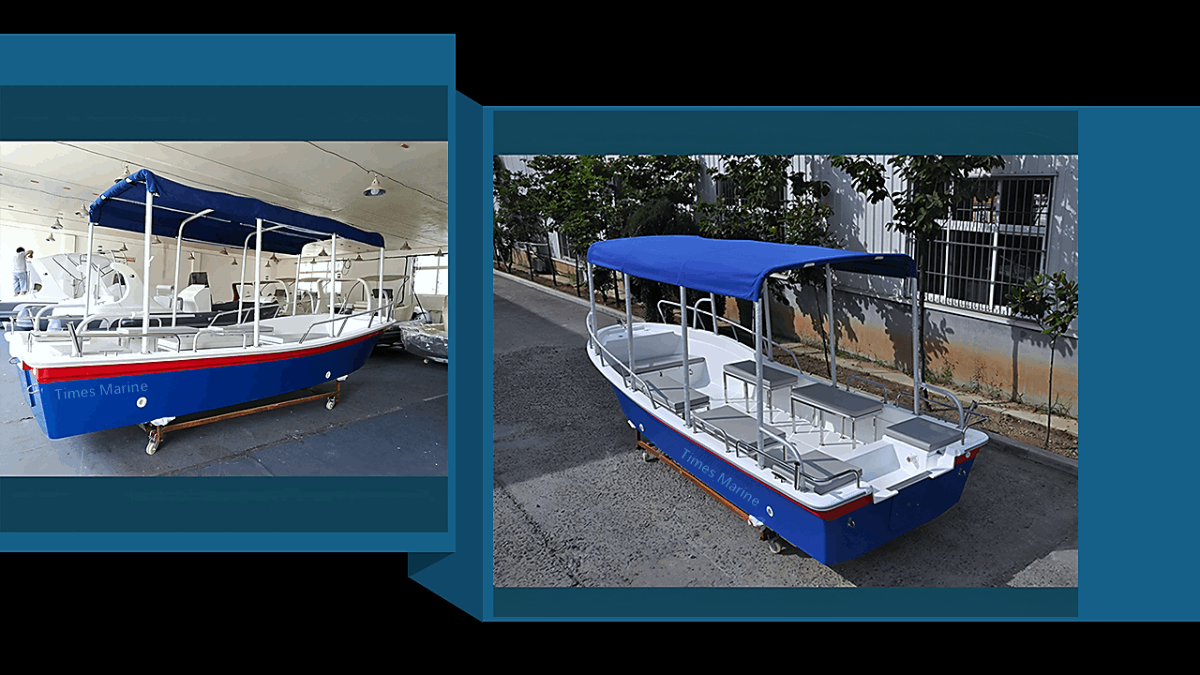 19 foot fiberglass passenger boats