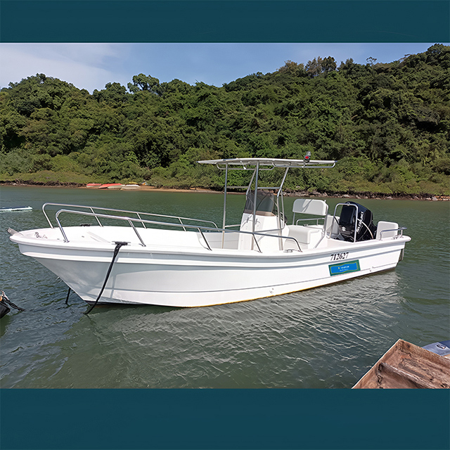 6.6 meter center console fiberglass boat