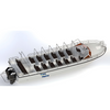 Times Marine 37ft Passenger Ferry – Side Profile